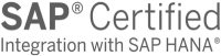SAP certified hana integration