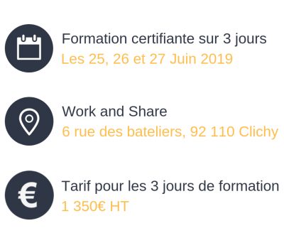 Formation certifiante sur 3 jours