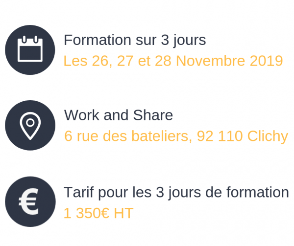 Formation certifiante sur 3 jours